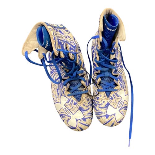 Used Under Armour Adult FB Cleats Royal Blue Senior 8 11846-S000111929