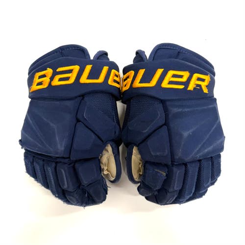 Used - Bauer Pro Series Gloves 14" Navy Blue - RH2414