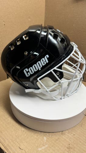 VINTAGE COOPER SK600 LARGE GOALIE HOCKEY HELMET / MASK