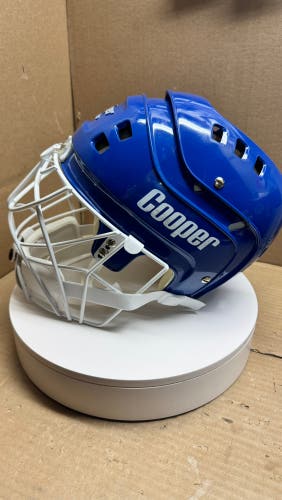 VINTAGE COOPER SK600 LARGE GOALIE HOCKEY HELMET / MASK