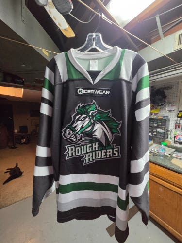 Rough Riders Large Black Hockey Jersey