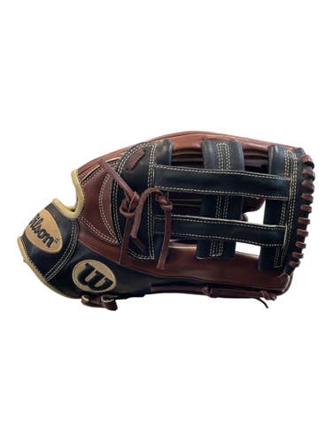 Used Wilson A200 1799 BB/SB Glove RH Throw Brown And Black 12 3/4" 11873-S000250921
