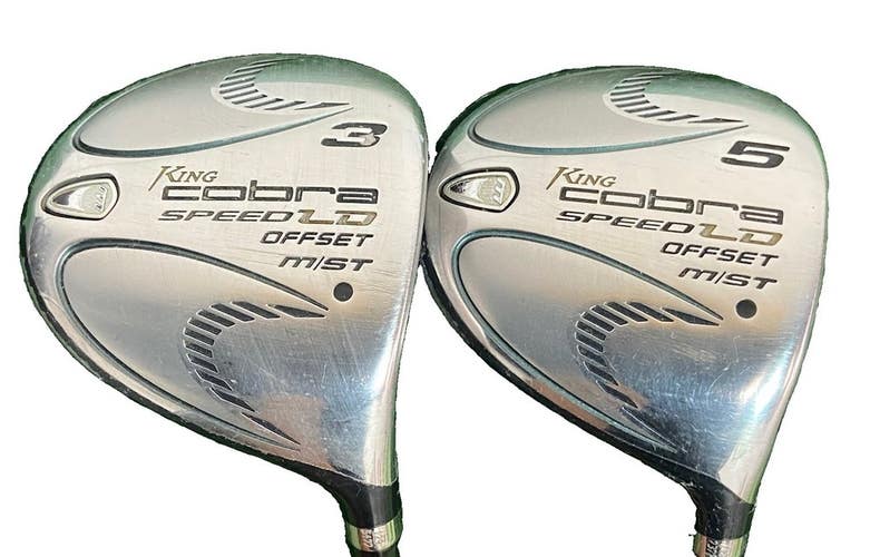 King Cobra Speed LD Offset Wood Set 3w, 5w RH 45g Lite Senior Graphite Mid Grips