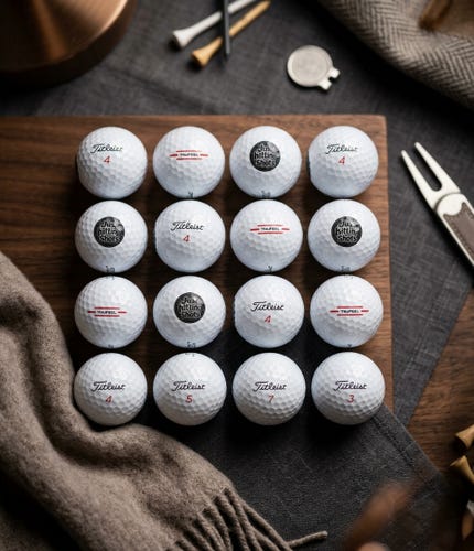Titleist Just Hittin' Shots TruFeel Balls 12 Pack (1 Dozen) (New)