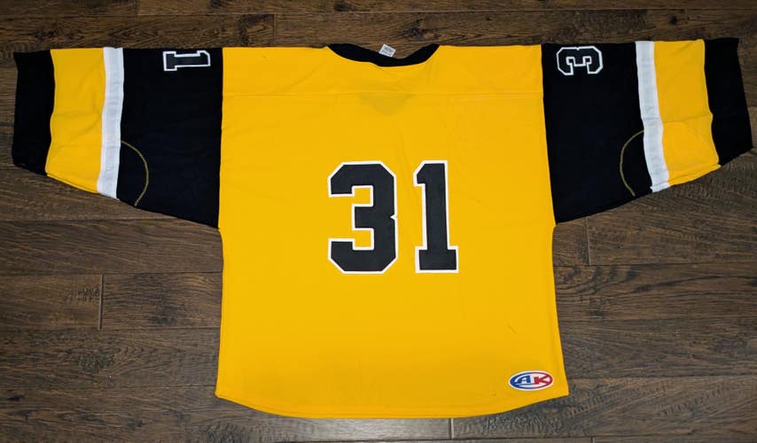 AK H550B Pittsburgh Style Goalie Jersey 4XL - New