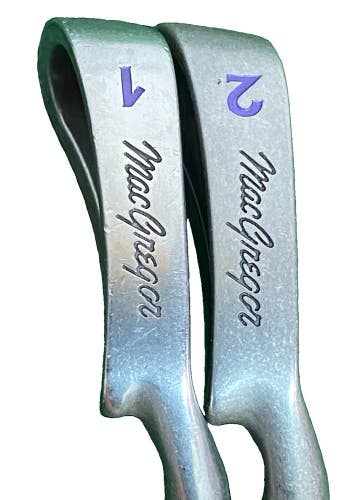 MacGregor The Doctor Rx Driving Iron Set 1i,2i RH Stiff Steel New Mid Grips Nice