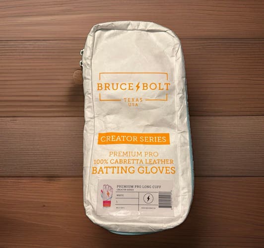 BRUCE BOLT Men's Bear Series Long
Cuff Batting Gloves