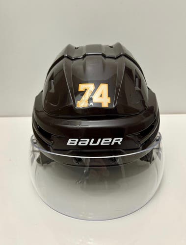 Jake DeBrusk game used centennial Small Bauer Re-Akt 65 Helmet Pro Stock (Used)
