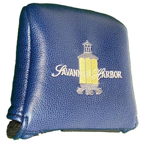 AM&E Savannah Harbor Mallet Putter Headcover Hook And Loop Fastener Very Nice