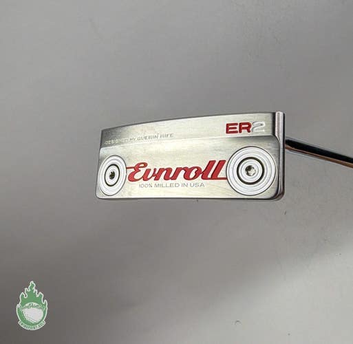 Used Right Handed EVNROLL ER2 35" Milled Putter Steel Golf Club