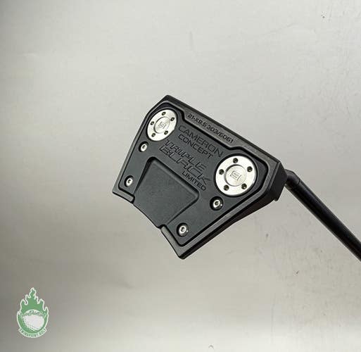 Titleist Scotty Cameron Concept Triple Black Limited 34" Putter Stability Golf