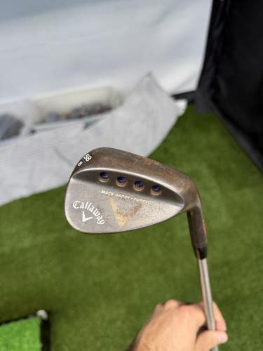 Callaway Mack Daddy Forged 58* 8 Wedge Steel fiber I125 CW Stiff Flex Shaft RH