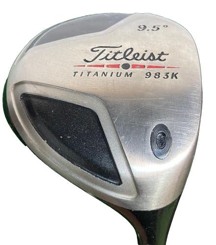 Titleist 983K Titanium Driver 9.5* RH Senior Graphite 45" Nice PermaWrap Grip HC
