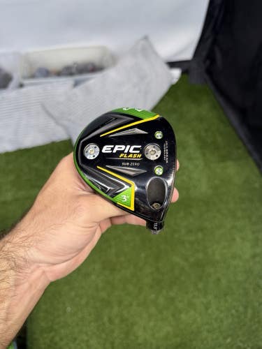 Callaway Epic Flash Sub Zero 3+ Wood 13.5* Head Only RH No HC