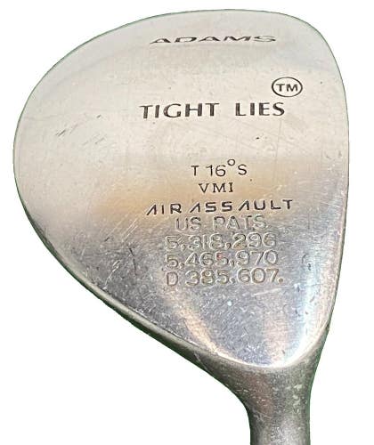 Adams Tight Lies VMI 3 Wood 16 RH SuperShaft Regular Graphite 42.5" Factory Grip