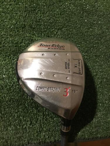 Tour Edge Exotics Combo Brazing 13* 3 Wood Stiff Fujikura 68g Graphite (44.5)