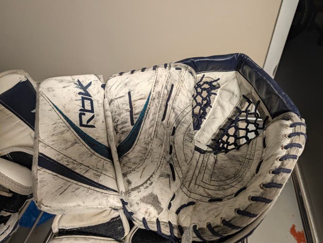 Reebok Premier Series II Regular Pro Stock Glove and blocker (Used)
