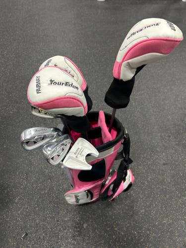 Used Tour Edge BAZOOKA Jr Package Set RH Pink 7 Piece 11337-S000499135