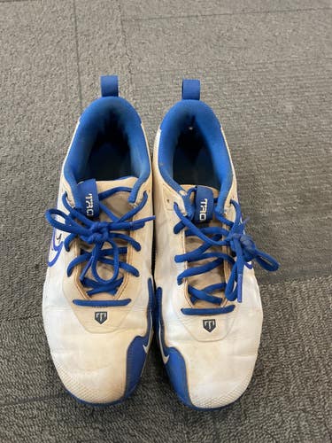 Used Nike TROUT BB/SB Cleats Royal Blue And White Junior 06 11614-S000245950