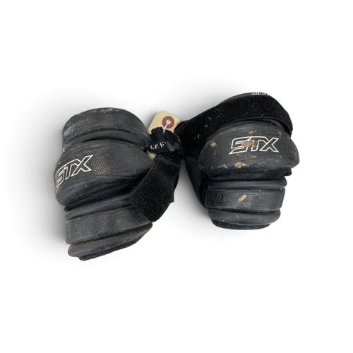 Used STX STALLION 360 Lacrosse Arm Pads/Guards Black SM 11735-S000370537