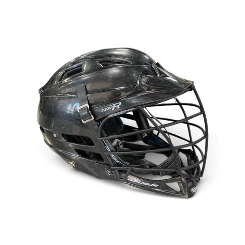 Used Cascade CPVR Lacrosse Helmet Black Fits all 11735-S000370534