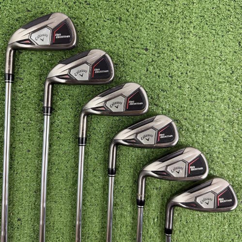 Callaway Big Bertha 2015 Iron Set 5-PW SpeedStep 80g Stiff Flex Left Handed
