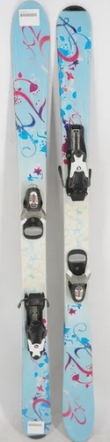 K2 Flowers Kids Skis with Bindings - 124 cm Used