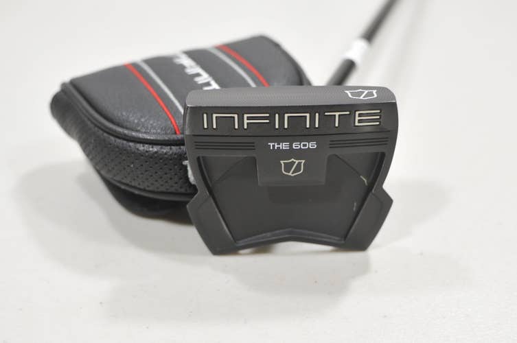 Wilson Infinite Zero Torque The 606 35" Putter Right Steel with Cover #229509