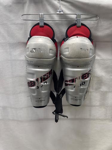 Used Bauer SG 400 Youth Shin Guards Grey 9" 11490-S000278476