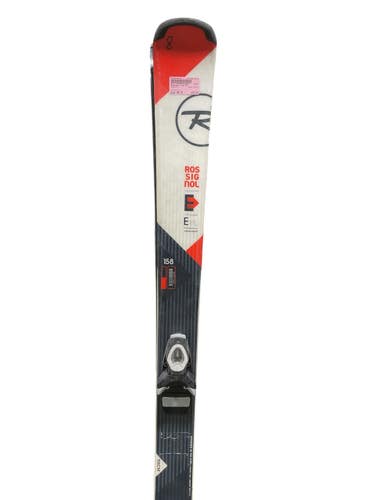 Used Rossignol EXP RTL Boys DH Ski/Binding White 134 cm 11847-S000039713