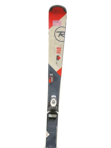 Used Rossignol EXP RTL Mens DH Ski/Binding White 158 cm 11847-S000039709