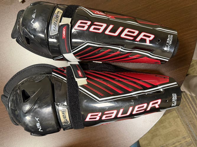 Intermediate Bauer NSX 13" Shin Pads (Used)