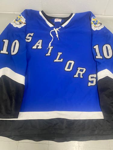 Port Colborne Sailors game Jersey (Used) (OHA JrB)