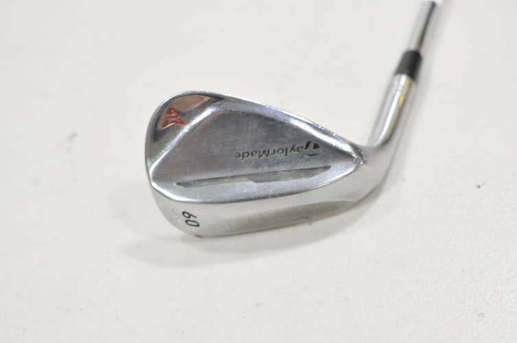 LEFT HANDED TaylorMade Milled Grind 2 Raw 60 Wedge 8 Bounce Stiff #229431