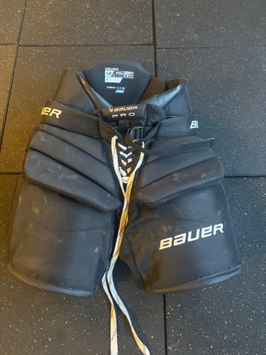 Senior Small Bauer Pro Hockey Goalie Pants (Used)