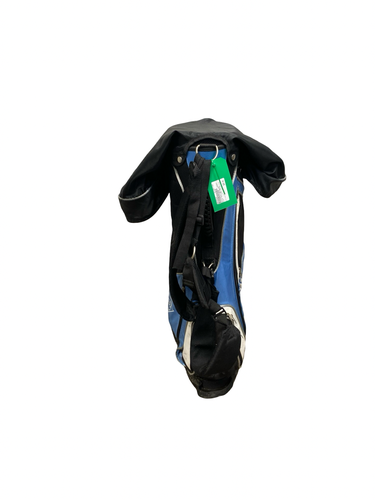 Used Dunlop BLUE AND BLACK Womens Stand Bag Black 11706-S000389446