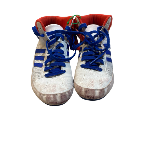 Used Adidas Wrestling Shoes White Junior 02.5 11706-S000389416