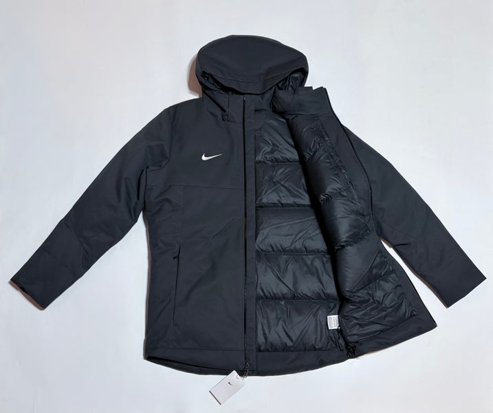 Gray Men's Medium Nike Jacket (New) Nike Team Men’s Storm-Fit Down Fill Parka Jacket DJ6526-060