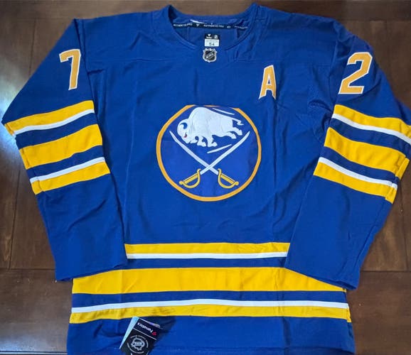 Buffalo Sabers Tage Thompson Home Jersey Adult XL (54) NWT