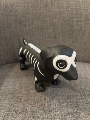 Squishy Skeleton Weenie Dog Squeezy Fidget Toy Brand New
