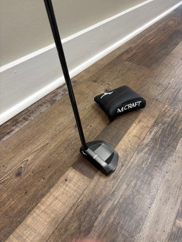 Used LH Mizuno M Craft Nagoya S; Dark Grey head, Ion Forged 35" Putter