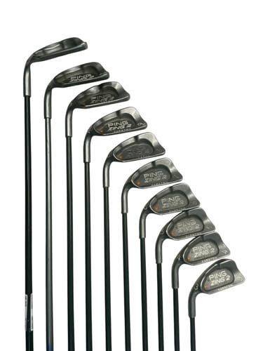 Used Ping ZING 2 ORANGE DOT Mens Iron Set LH 3I-SW 11835-S000212061