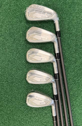 Srixon ZXiR Iron Set 7-PW+AW Men's Right Hand Senior Flex 60g MMT Graphite NEW!
