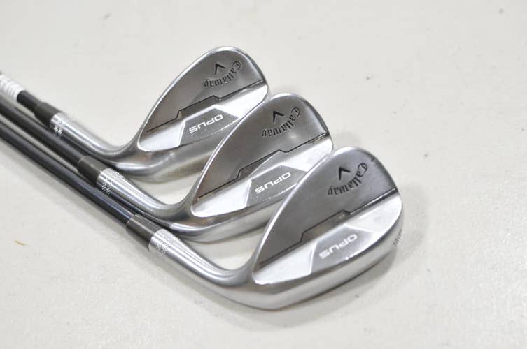 Callaway Opus Brushed Chrome 50, 54, 58 Wedge Set RH Recoil Dart 65g #229413