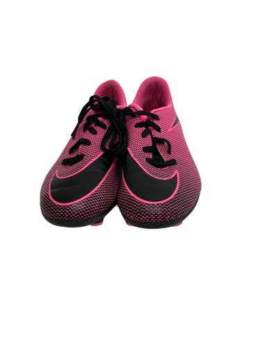 Used Nike BRAVATA Soccer Cleats Pink Junior 03 11692-S000158675