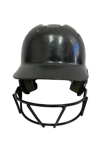 Used Demarini WTD5424BLLX Batting Helmet w/Mask Black One Size 11692-S000158683