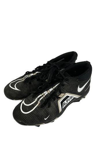 Used Nike ALPHA MENACE SHARK Jr FB Cleats Black Junior 05 11692-S000158697
