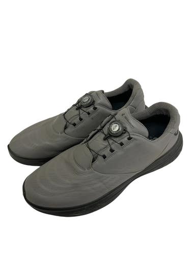 Used Ecco BOA Mens Golf Shoes Grey Senior 13 11692-S000158713