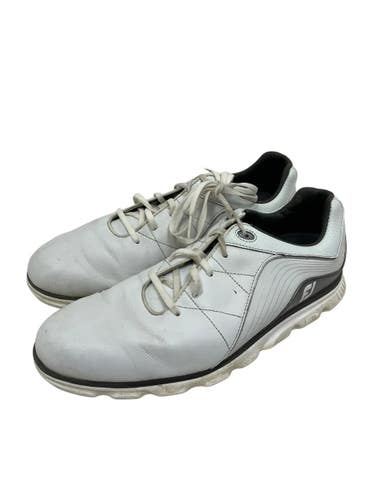 Used Foot Joy PRO SL Mens Golf Shoes White Senior 10 11692-S000158722