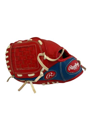 Used Rawlings PL91SR BB/SB Glove T-ball Red 9" 11692-S000158723